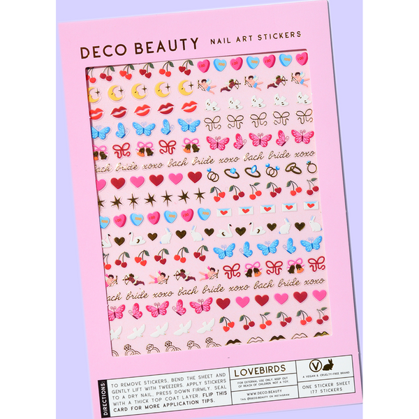 Deco Beauty - Nail Art Stickers - Lovebirds