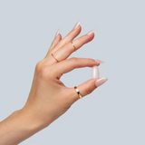 Apres - neutrals gel-x tips - mia sculpted coffin long (150 pcs)