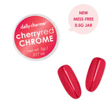 Daily Charme - Mirror Cherry Red Chrome Powder