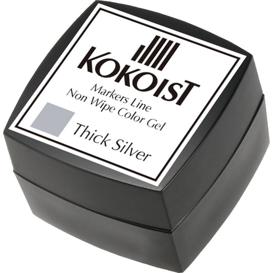 Kokoist - Color Gel - Markers Line Non Wipe Thick Silver 2.5g - #ML-04