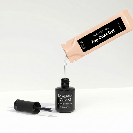 Madam Glam - Gel Polish - Top Coat Gel - Refill Sachet