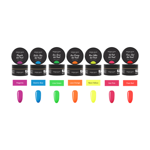 Madam Glam - Neon Art Gel Paints Bundle