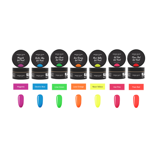 Madam Glam - Neon Art Gel Paints Bundle