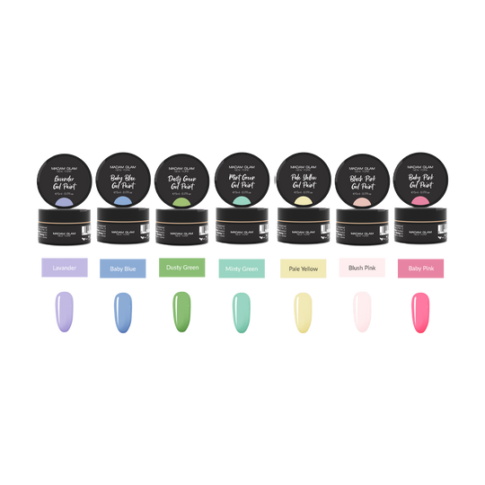 Madam Glam - Pastel Art Gel Paints Bundle