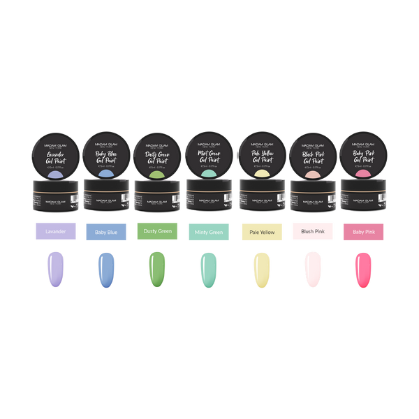 Madam Glam - Pastel Art Gel Paints Bundle