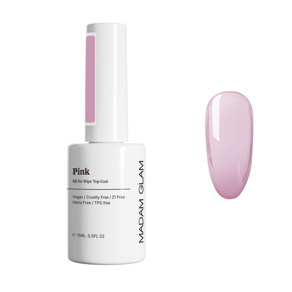 Madam Glam - BB Gel - Pink BB No Wipe Top Coat