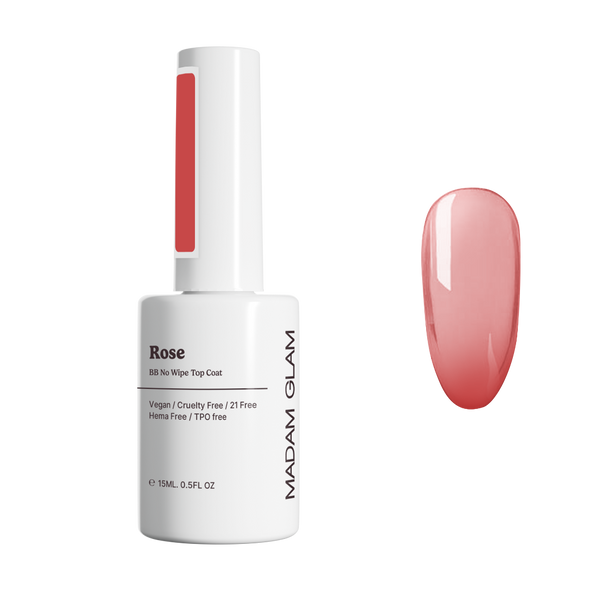 Madam Glam - BB Gel - Rose BB No Wipe Top Coat