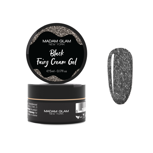 Madam Glam - Art Gel - Black Fairy Cream Gel