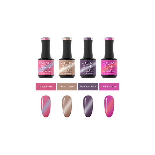 Madam Glam - Cat-Eye Gel Polish - Sunset Bells Cat Eye Bundle