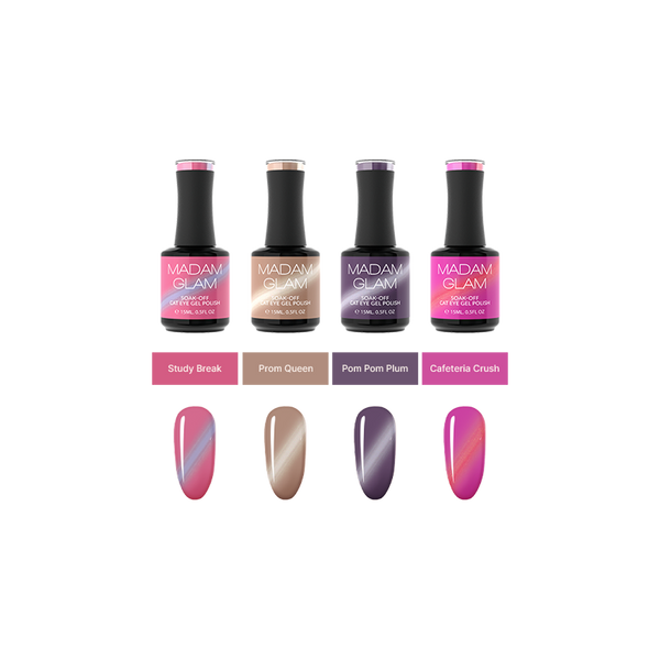 Madam Glam - Cat-Eye Gel Polish - Sunset Bells Cat Eye Bundle