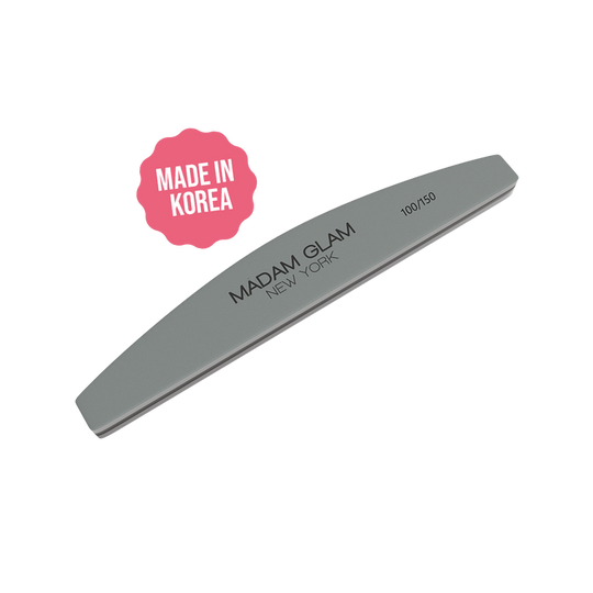 Madam Glam - Nail Buffer - Half Moon Shape 100/150 Grit