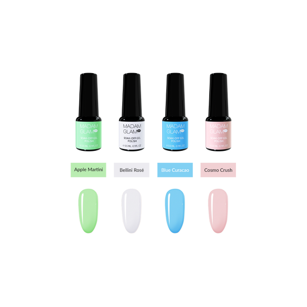 Madam Glam - Mini Gel Polish - Pastel Edition Bundle