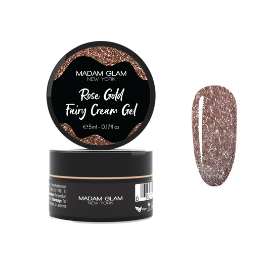 Madam Glam - Art Gel - Rose Gold Fairy Cream Gel