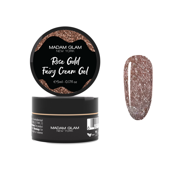 Madam Glam - Art Gel - Rose Gold Fairy Cream Gel