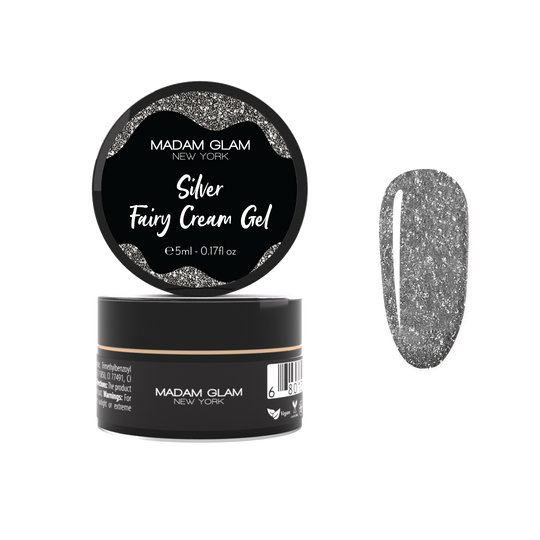 Madam Glam - Art Gel - Silver Fairy Cream Gel