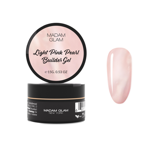 Madam Glam - Builder Gel - Light Pink Pearl