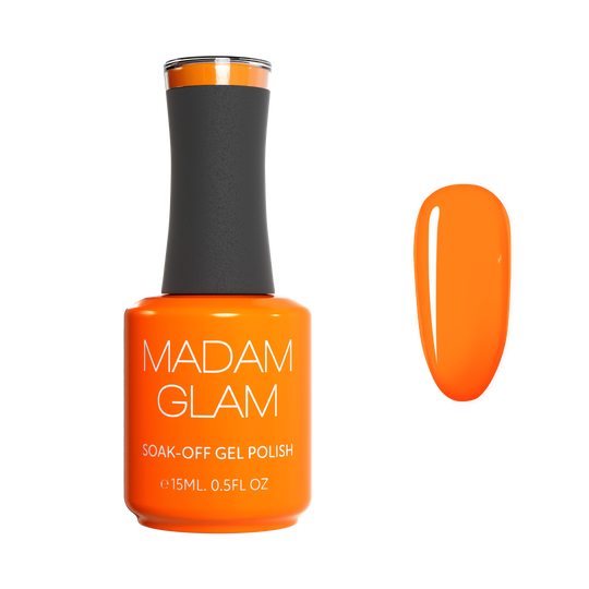 Madam Glam - Gel Polish - Electric Tangerine