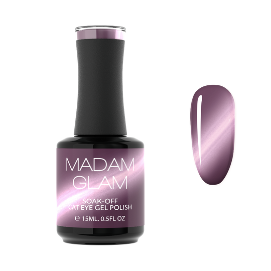 Madam Glam - Cat-Eye Gel Polish - Hocus Plum