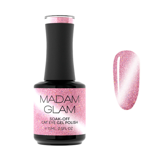 Madam Glam - Cat-Eye Gel Polish - Blush Twinkle