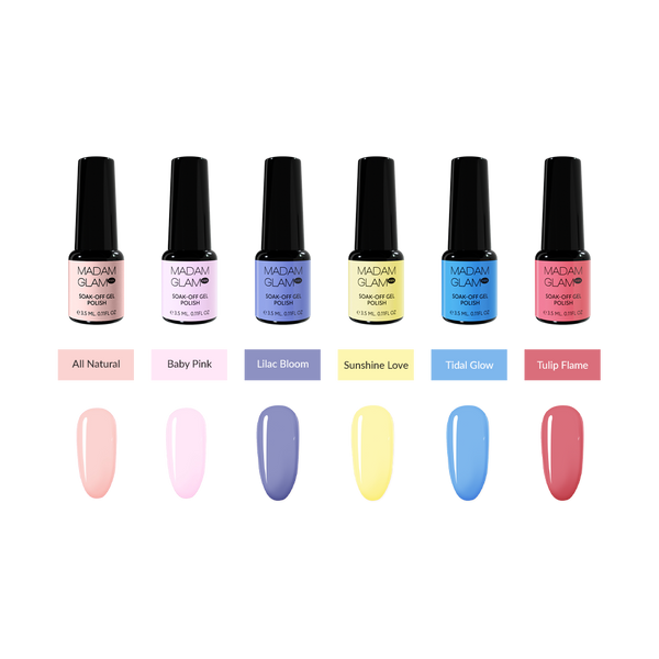 Madam Glam - Mini Gel Polish - Spring Edition Bundle