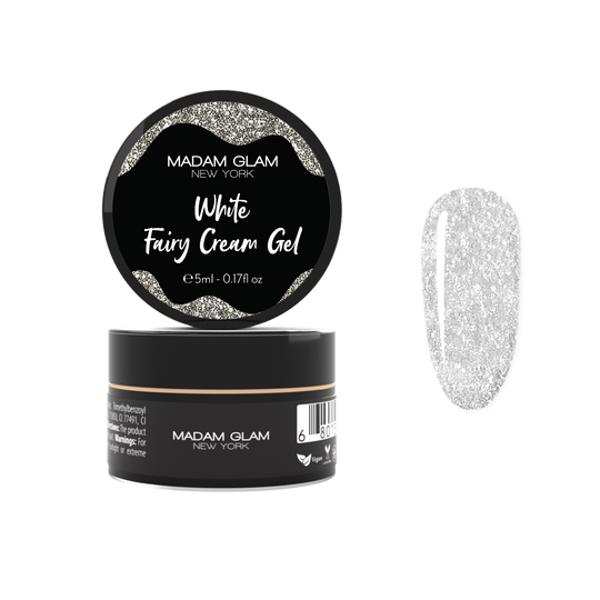 Madam Glam - Art Gel - White Fairy Cream Gel