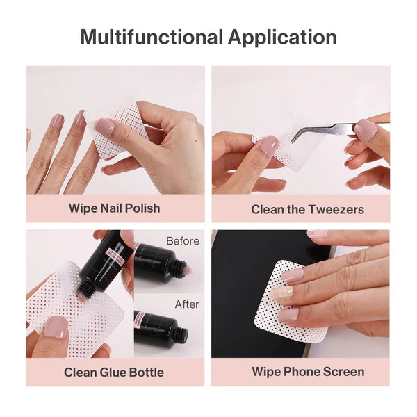 MelodySusie - 1050 Pcs Lint Free Nail Wipes