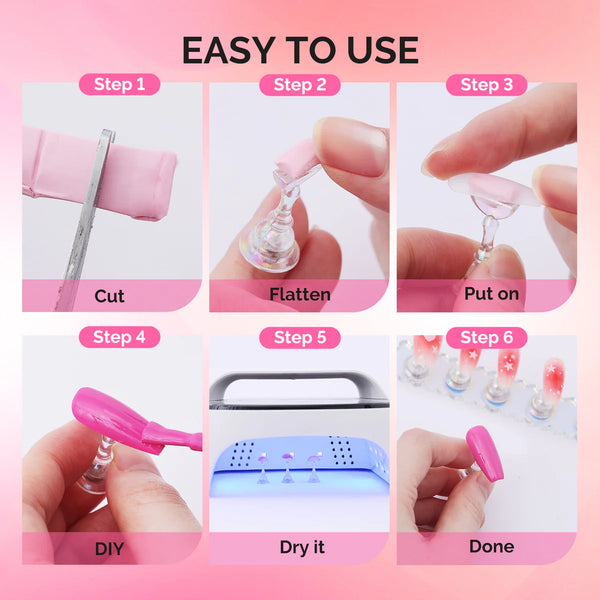MelodySusie - 2 Sets Acrylic Magnetic Nail Stand