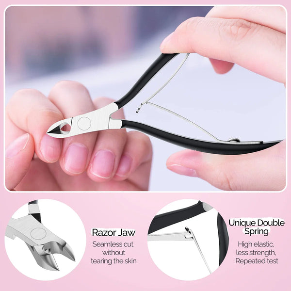 MelodySusie - Acrylic Nail Clippers 4 In 1 Kit - Black