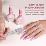 MelodySusie - Cat Eye Gel Nail Polish Magnets Set 12 Pcs