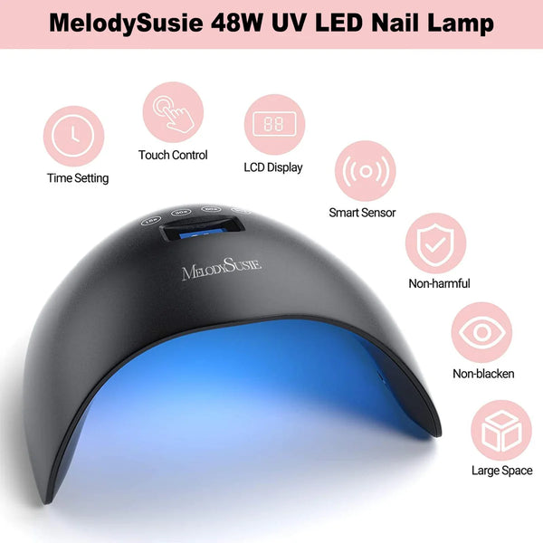MelodySusie - Eos 3 (P-Plus24T) Led/Uv Nail Lamp - Black
