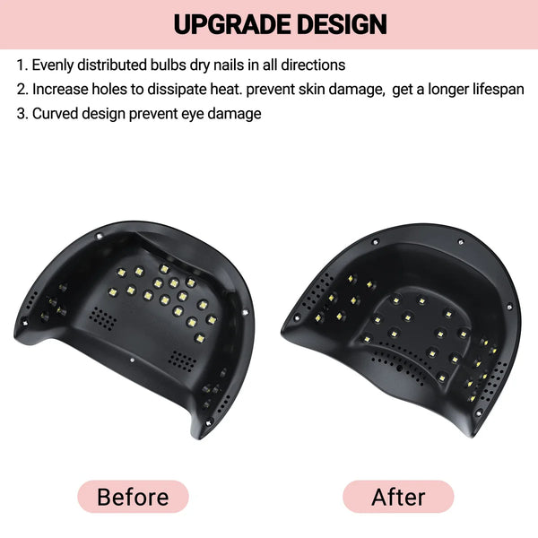 MelodySusie - Eos 3 (P-Plus24T) Led/Uv Nail Lamp - Black
