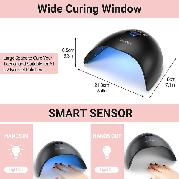 MelodySusie - Eos 3 (P-Plus24T) Led/Uv Nail Lamp - Black