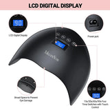 MelodySusie - Eos 3 (P-Plus24T) Led/Uv Nail Lamp - Black