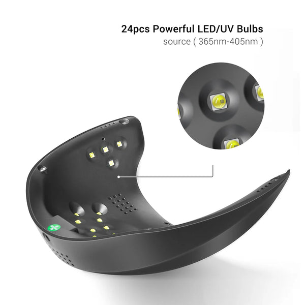 MelodySusie - Eos 3 (P-Plus24T) Led/Uv Nail Lamp - Black
