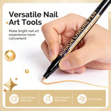 MelodySusie - Nail Art Pens Set Chrome Metallic 3 Colors