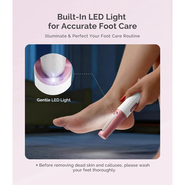 MelodySusie - Pc800G Rechargeable Feet Callus Remover - White Rose