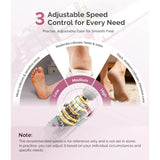 MelodySusie - Pc800G Rechargeable Feet Callus Remover - White Rose