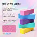 MelodySusie - Professional Nail Files And Buffers 16Pcs Kit - 100/180 Grit
