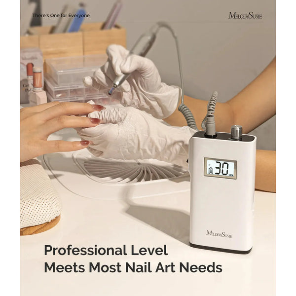 MelodySusie - Scamander (Sc320H) Rechargeable Nail Drill 30,000Rpm - Black