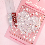 Daily Charme - Holiday 3D Embossed Nail Art Sticker / Merry Snowman