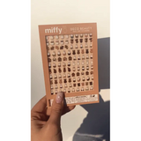 Deco Beauty - Nail Art Stickers - Miffy In Neutrals