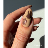 Deco Beauty - Nail Art Stickers - Miffy In Neutrals