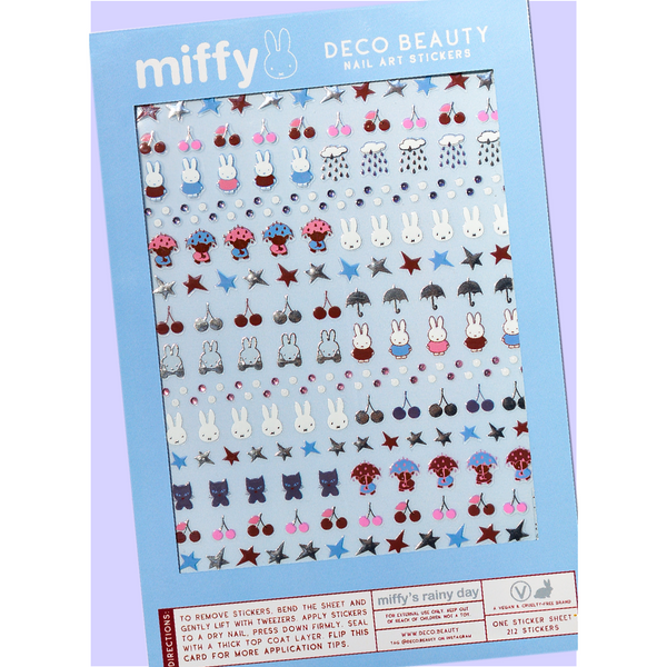 Deco Beauty - Nail Art Stickers - Miffy's Rainy Day