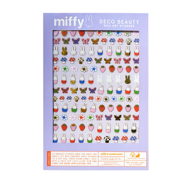 Deco Beauty - Nail Art Stickers - Miffy's Mushroom