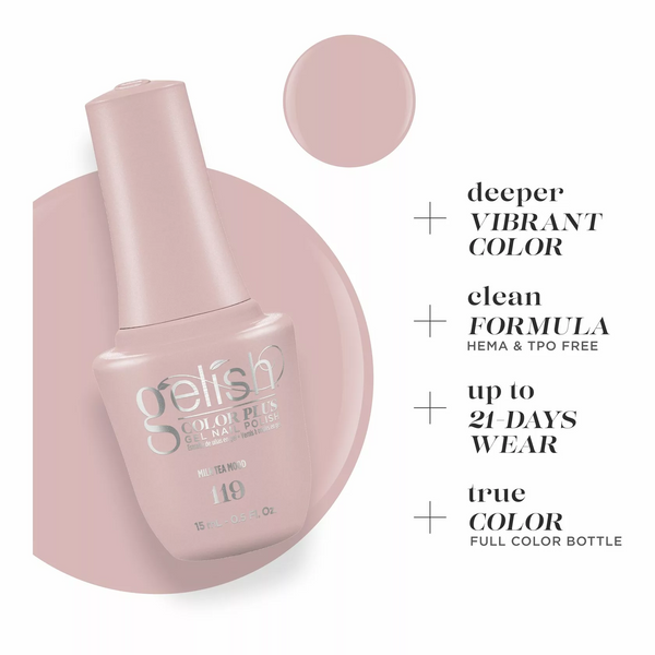 Gelish Gel Color Plus - Milk Tea Mood 0.5 oz