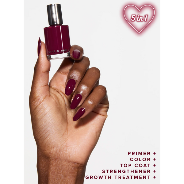 Static Nails - 5 In 1 Rapid Growth Treatment - Morello