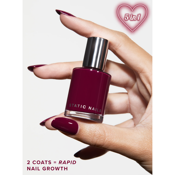 Static Nails - 5 In 1 Rapid Growth Treatment - Morello