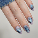 Maniology - Stamping Plate - Morning Glory (M666) - Nail Stamping Plate