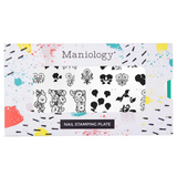 Maniology - Stamping Plate - Morning Glory (M666) - Nail Stamping Plate