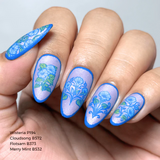 Maniology - Stamping Plate - Morning Glory (M666) - Nail Stamping Plate